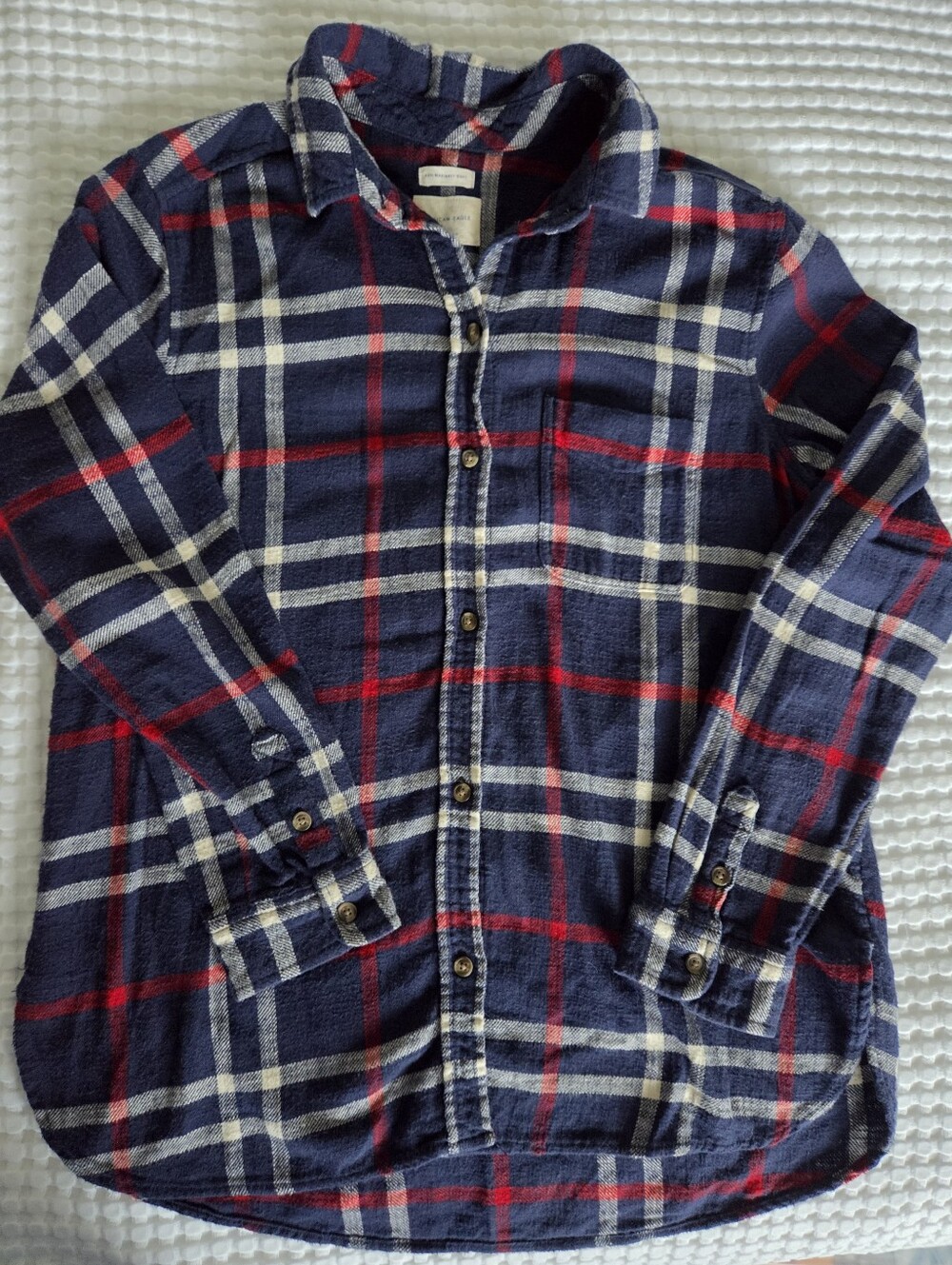 AE Red And Navy Flannel